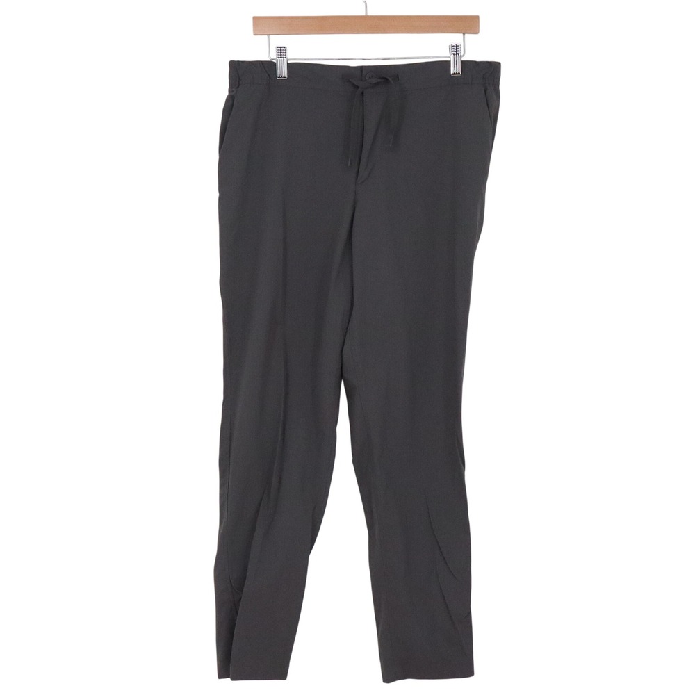 REI Co-op Pants Mens 36x32 Active Hiking Dark Gray Stretch Drawstring Excellent